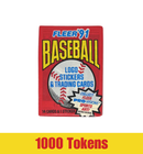 Prize: 1991 Fleer Baseball Cards *Sealed Pack*