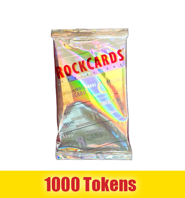 Prize: 1991 Brockum Rock Cards Series 1 *Sealed Pack*