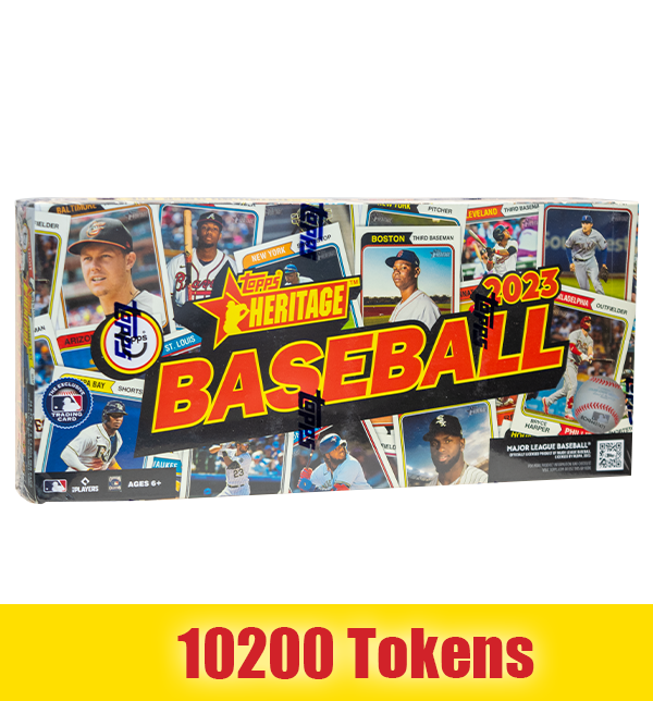 Prize: 2023 Topps Heritage Baseball Cards Hobby Box (Sealed)