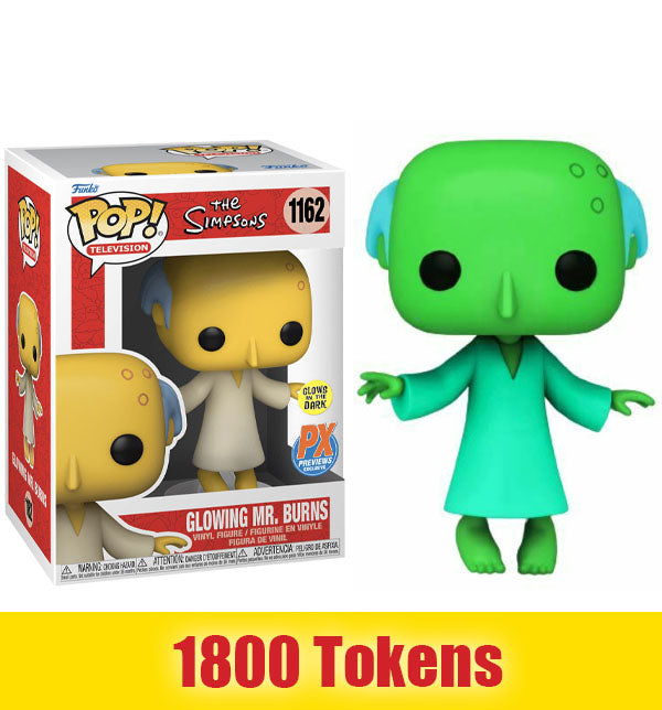Prize: Glowing Mr. Burns (Glow in the Dark, The Simpsons) 1162 - Previews Exclusive