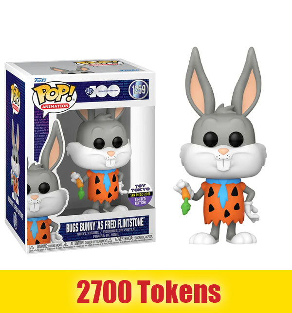 Prize: Bugs Bunny as Fred Flintstone 1259 - Toy Tokyo Exclusive