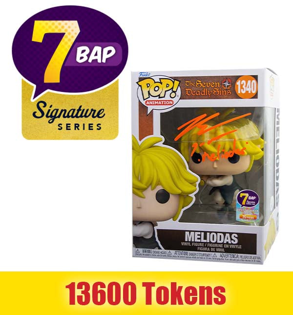 Prize: Signature Series Bryce Papenbrook Signed Pop - Meliodas (The Seven Deadly Sins)