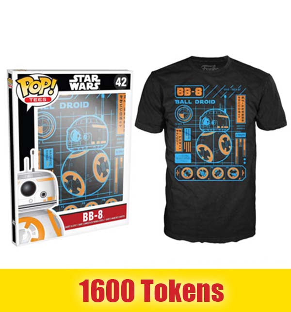 Prize: Funko Pop Tees BB-8 (Star Wars) 42