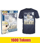 Prize: Funko Pop Tees Luke Skywalker 52