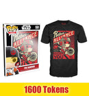 Prize: Funko Pop Tees Poe Dameron 50