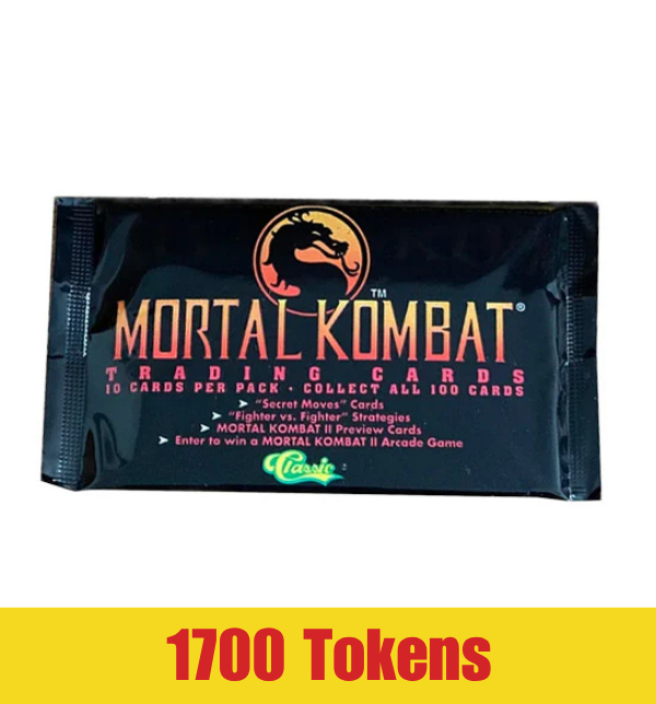 Prize: 1994 Classic Mortal Kombat Cards *Sealed Pack*
