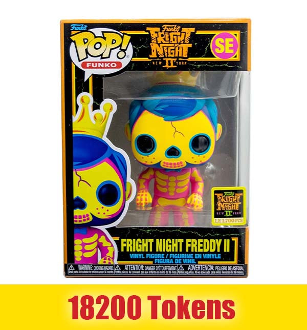 Prize: Fright Night Freddy II (Skeleton, Black Light) SE - Fright Night II Exclusive /1700 Made