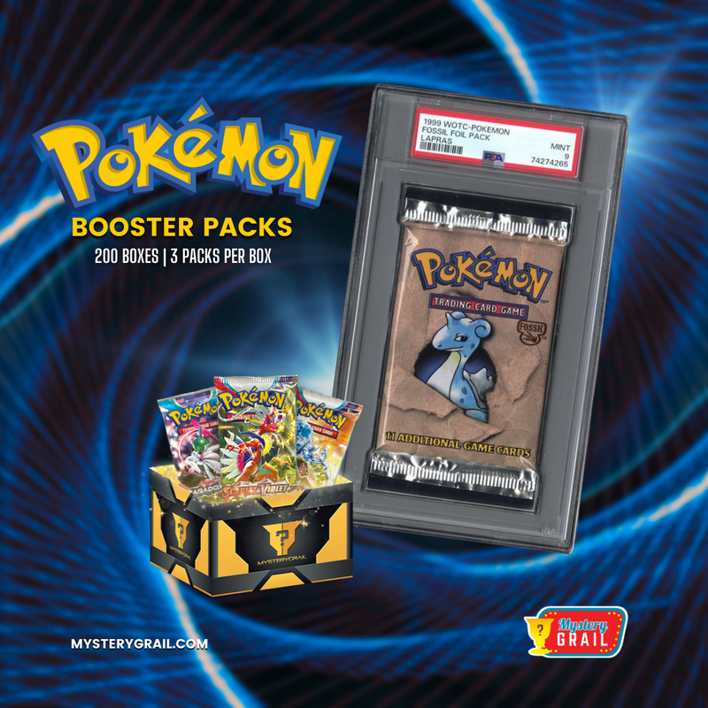 Pokemon Booster Triple Pack Mystery Grail Box