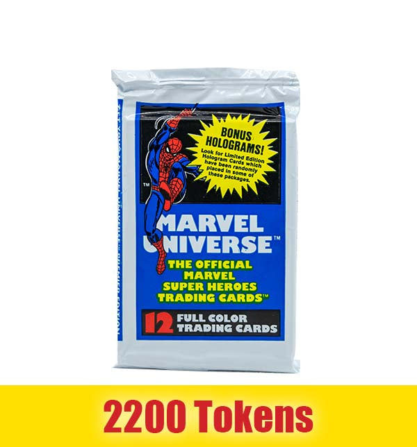 Prize: 1990 Marvel Universe Trading Card Pack (Sealed)