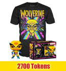 Prize: Wolverine (Blacklight) Pop & Tee Bundle *Sealed*