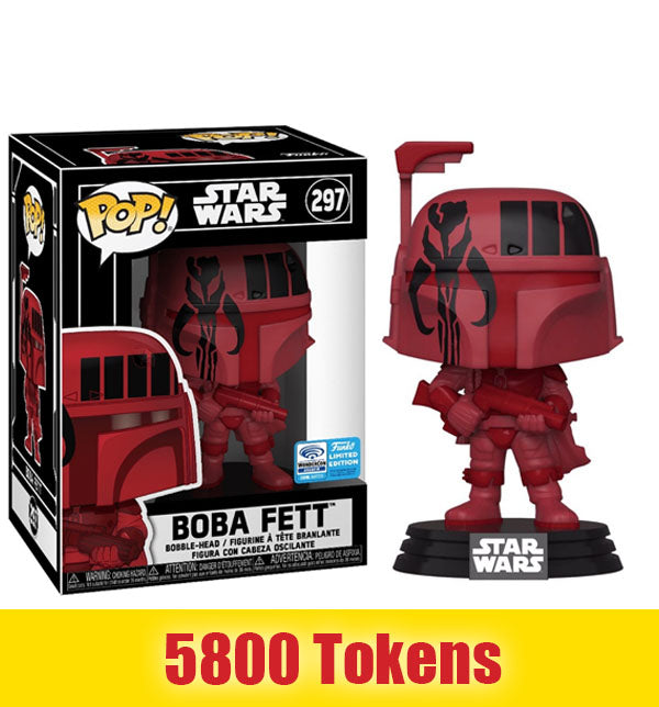 Prize: Boba Fett (Red) 297 - 2020 WonderCon Exclusive *Sealed Stack*