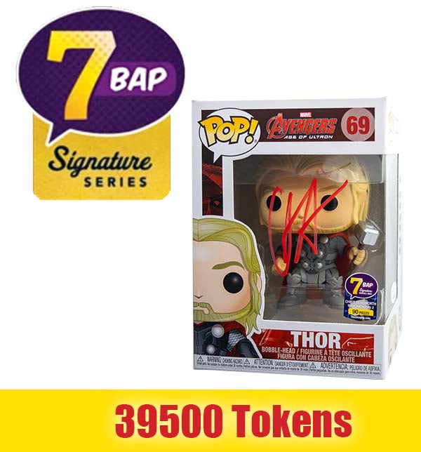 Prize: Signature Series Chris Hemsworth Signed Pop - Thor (Avengers 2)