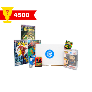 Prize: DC Mega Box - Funko Pop, Packs, Comics, Enamel Pin & Bonus Items