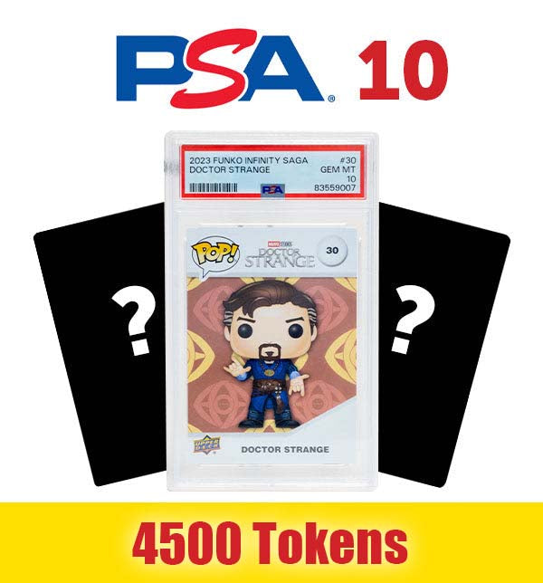 Prize: 1 Random Upper Deck Funko Card PSA 10