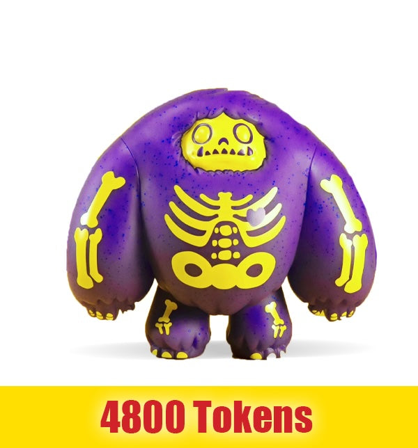 Prize: Abominable Toys Chomp - Purple and Yellow Skeleton Chomp