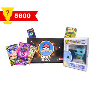 Prize: Pokémon Mega Box - Funko Pop, Booster Packs, Enamel Pin & Bonus Items