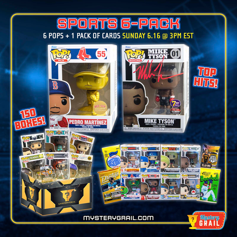 Sports 6-Pack + Bonus Card Pack Mystery Grail Box