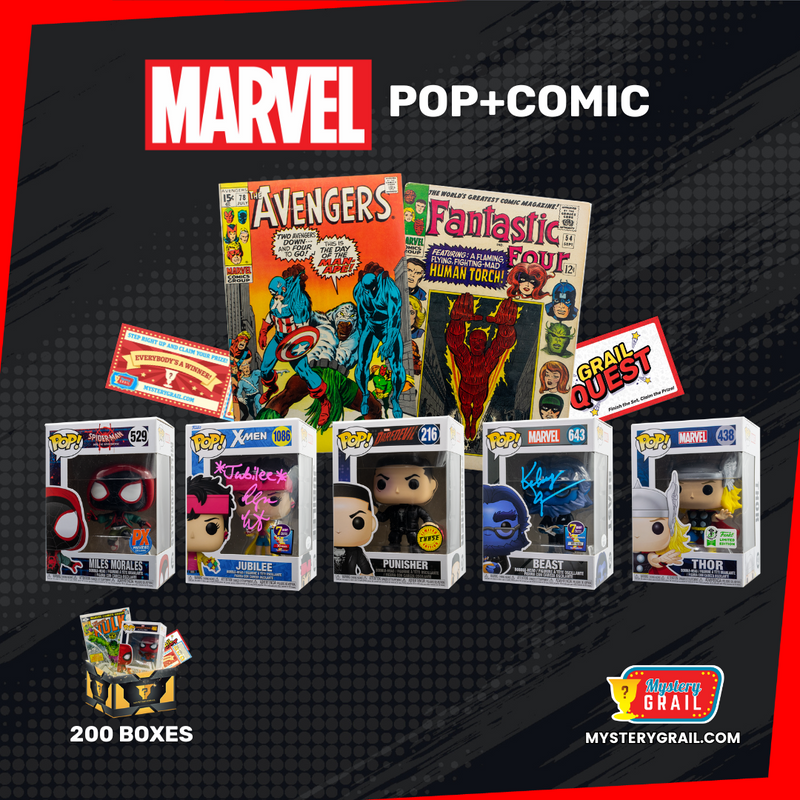 Marvel Pop + Comic - Mystery Grail Box
