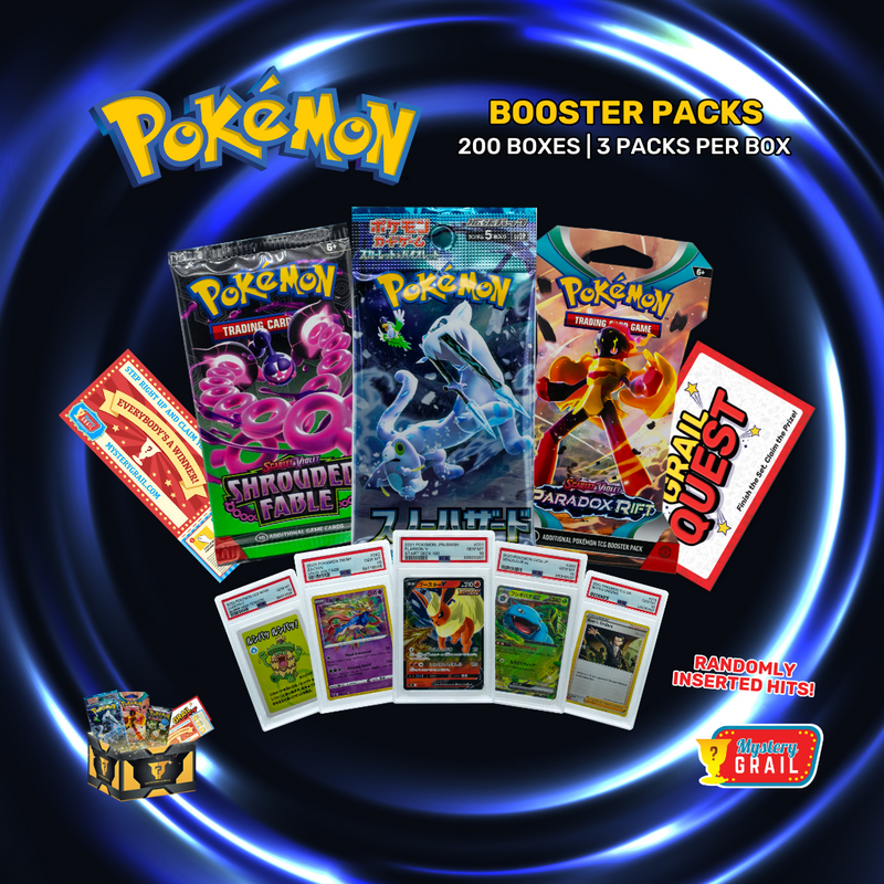 Pokemon Triple Booster Pack - Mystery Grail