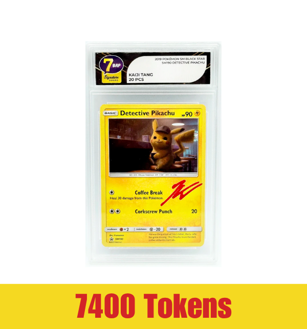 Prize: Signature Series - Kaiji Tang (Detective Pikachu Card) Prize: Signature Series - Kaiji Tang (Detective Pikachu Card)