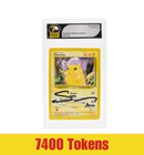 Prize: Signature Series - Sarah Natochenny (Pikachu Card/Pokemon)