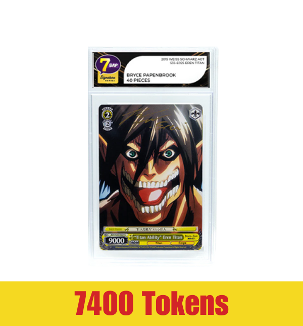 Prize: Signature Series - Bryce Papenbrook (Eren Jaeger Card/Attack on Titan)
