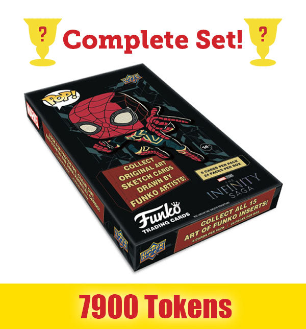 Prize: Funko x Upper Deck Trading Cards Box Complete Set - The Infinity Saga (1-150, w/ Shorts & Art of Funko Subsets)