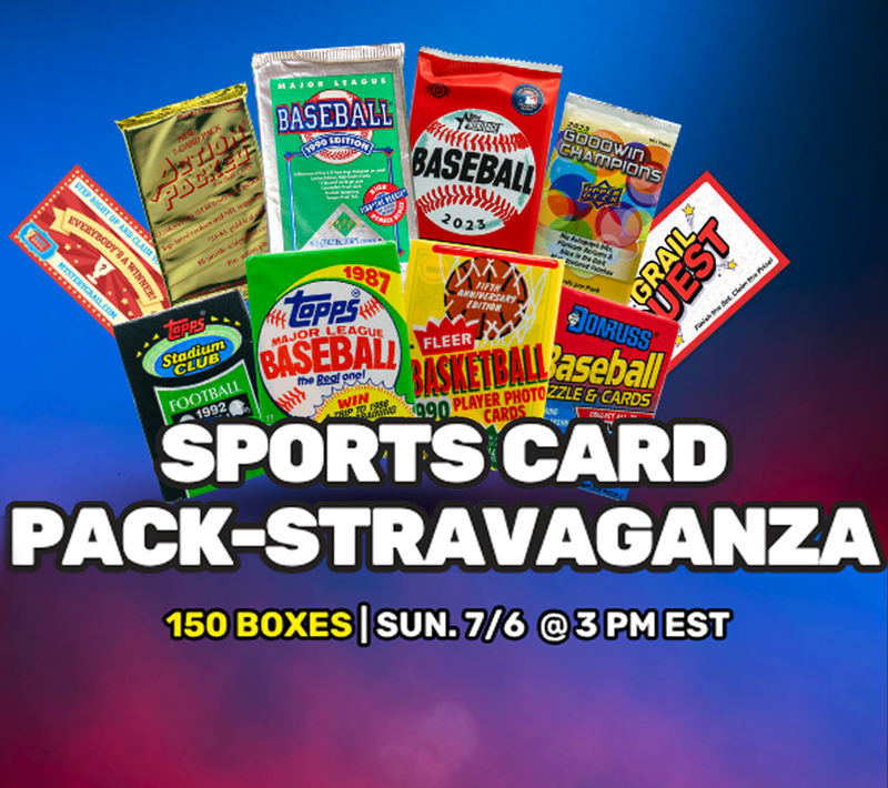 Sports Card Pack Treasure Chest - Mystery Grail