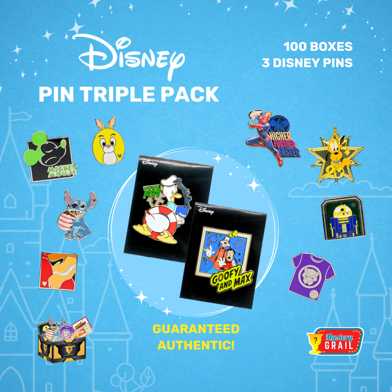 Disney Triple Pack Pin - Mystery Grail