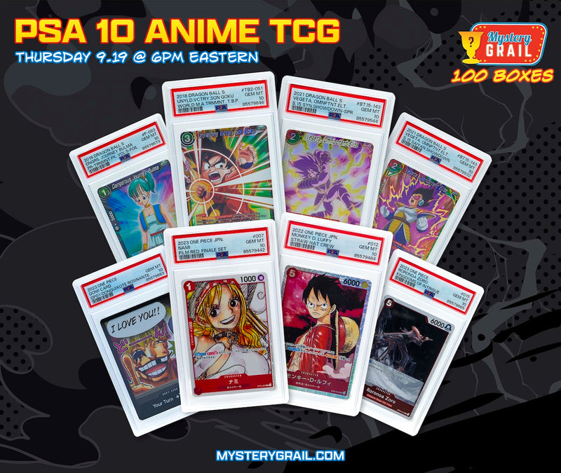 PSA 10 Anime TCG Card Mystery Grail