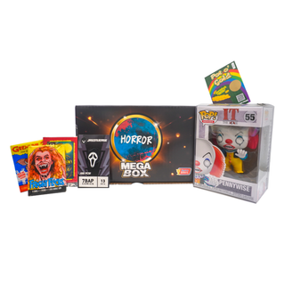Horror Mega Box - Funko Pop, Booster Packs, Enamel Pin & Bonus Items