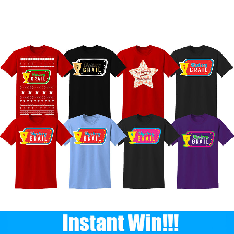 Prize: Mystery Grail T-shirt (Instant Win)