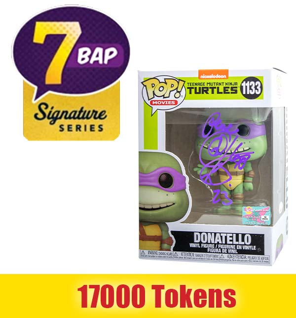 Prize: Signature Series Corey Feldman Signed Pop - Donatello (Teenage Mutant Ninja Turtles)