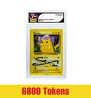 Prize: Signature Series Sarah Natochenny Signed Card - Pikachu (Pokemon)