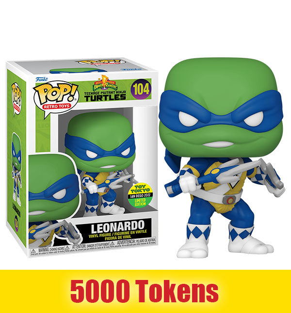 Prize: Leonardo as Blue Ranger (Retro Toys) 104 - 2022 Toy Tokyo Exclusive