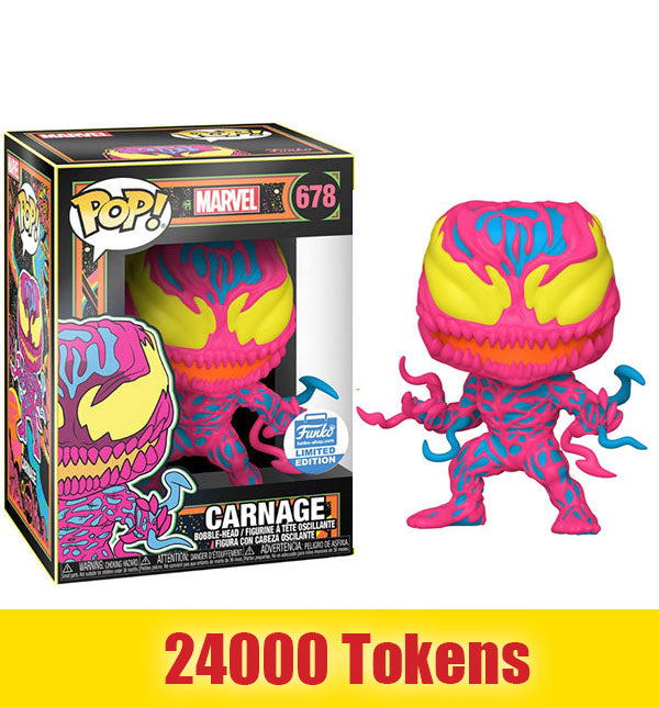Products Prize: Carnage (Blacklight) 678 - Funko Shop Exclusive