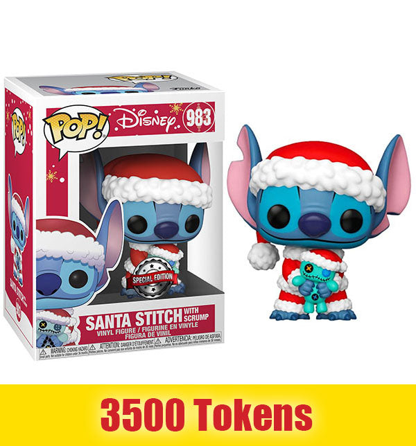 Prize: Santa Stitch w/ Scrump (Lilo & Stitch) 983 - Special Edition Exclusive