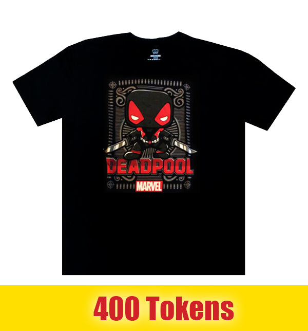 Prize:  Deadpool (Ornate Black) T-shirt - Marvel Collector Corps Exclusive