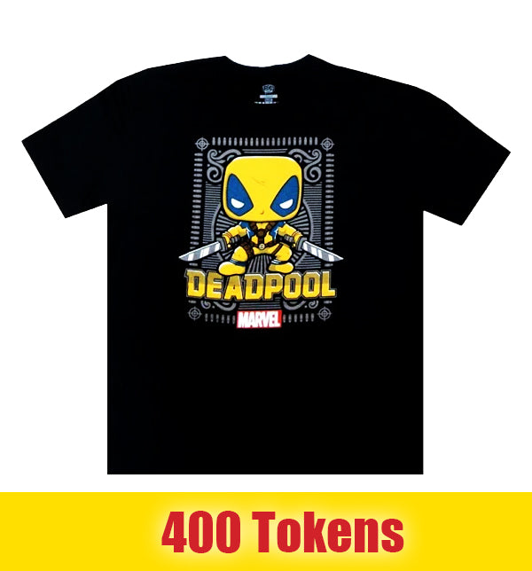 Prize:  Deadpool (Ornate Yellow) T-shirt - Marvel Collector Corps Exclusive