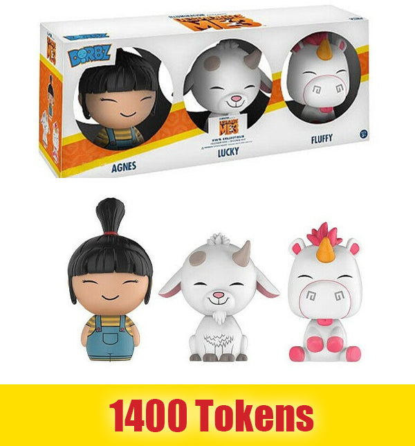 Prize: Dorbz Despicable Me 3 - 3 Pack (Agnes, Lucky & Fluffy)