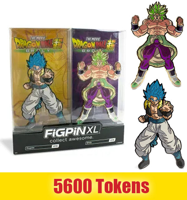 Prize: FigPin XL Broly & Gogeta (Dragon Ball Super) - 2PK