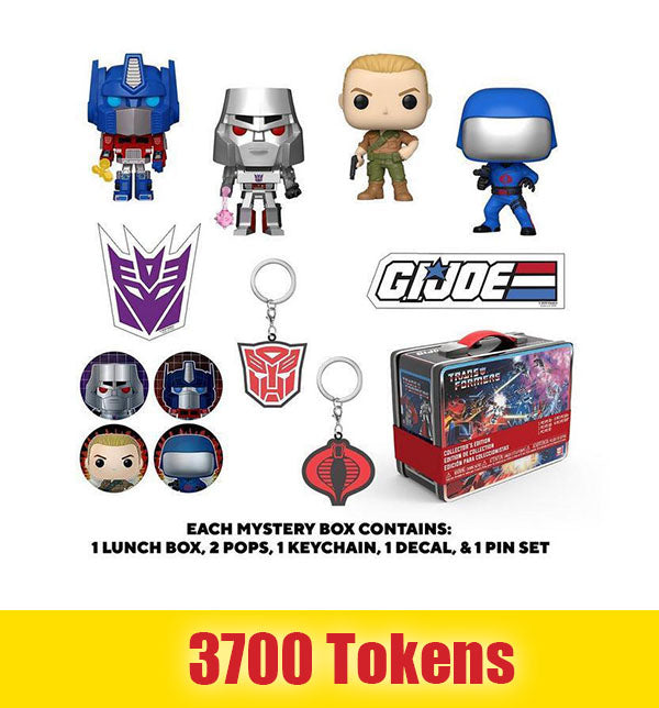 Prize: Funko Transformers vs G.I.Joe Mystery Box Lunchbox - GameStop Exclusive *unsealed*