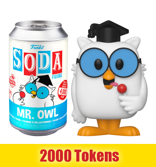 Prize: Funko Soda Mr. Owl (sealed) **Shot at Chase**