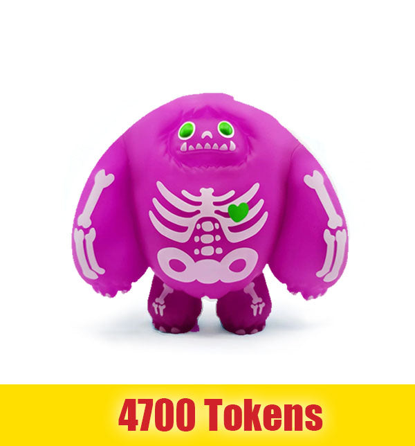 Prize:  Abominable Toys Chomp - Purple Skeleton (Glow Edition,Limited Edition) - Hot Topic Exclusive