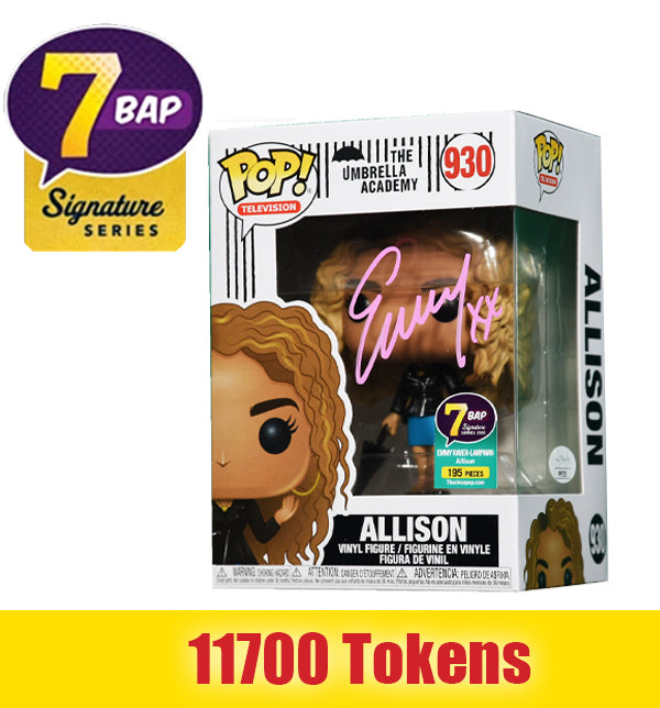 Prize: Signature Series Allison Hargeeves 930 (The Umbrella Academy) Signed Pop - Emmy Raver-Lampman