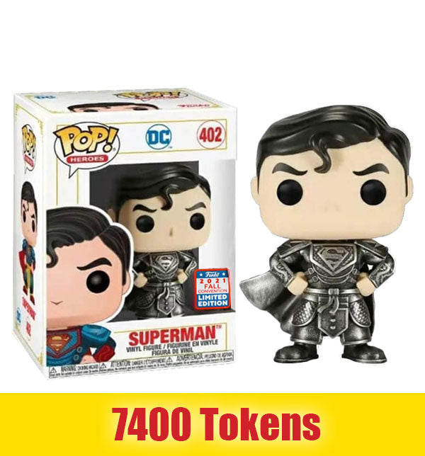 Prize: Superman (Imperial Palace, Black Suit, Metallic) 402 - 2021 Fall Convention Exclusive