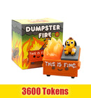 Prize: This is Fine Dumpster Fire Vinyl by 100% Soft