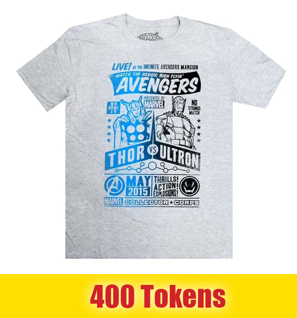Prize:  Thor vs. Ultron T-shirt - Marvel Collector Corps Exclusive
